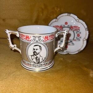 Rolls Royce Royal Crown Derby English Bone China VTG | Mug & Saucer